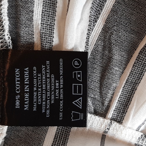 Lightweight striped blazer with flare sleeve and hem - Picture 9 of 9